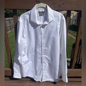 Calvin Klein Non-Iron Dress Shirt - White